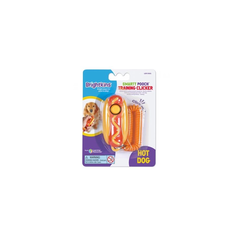BRIGHTKINS Clicker de entrenamiento Smarty Pooch Hotdog