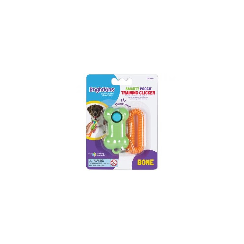 BRIGHTKINS Clicker de entrenamiento Smarty Pooch Hueso