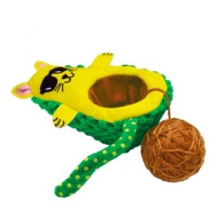KONG GATO AGUACATE CON BOLA DE HILO