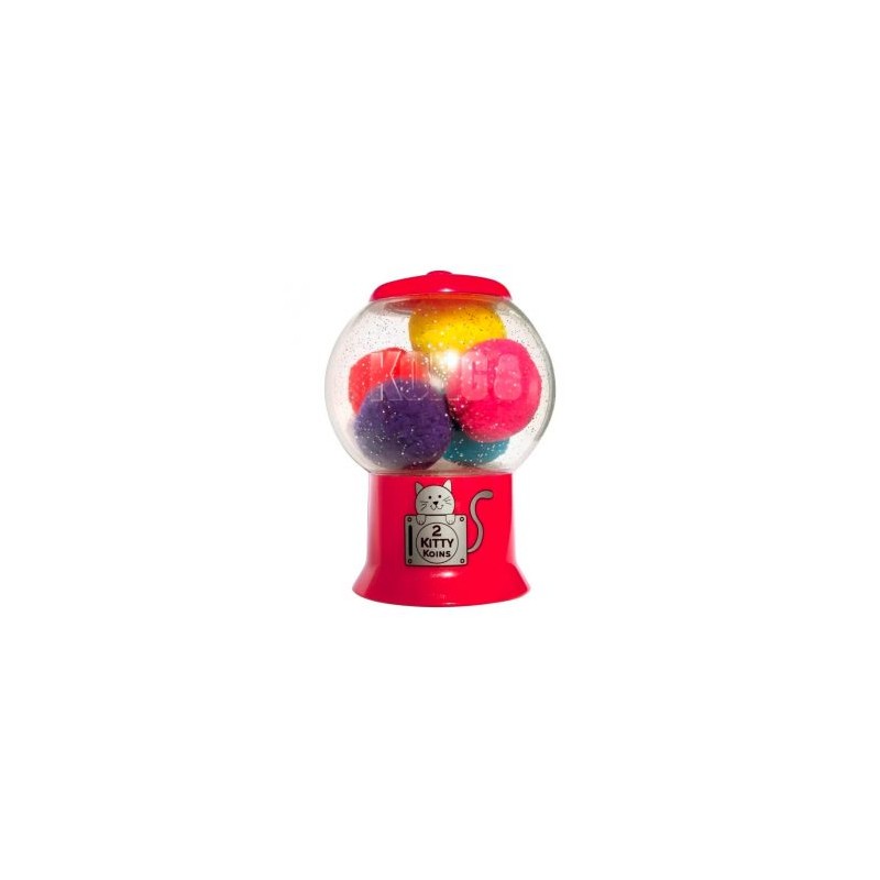KONG INFUSOR DE CATNIP CON 6 BOLITAS