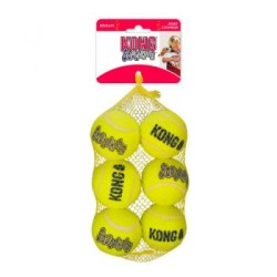KONG SQUEAKAIR BALL MEDIANA 6PZAS