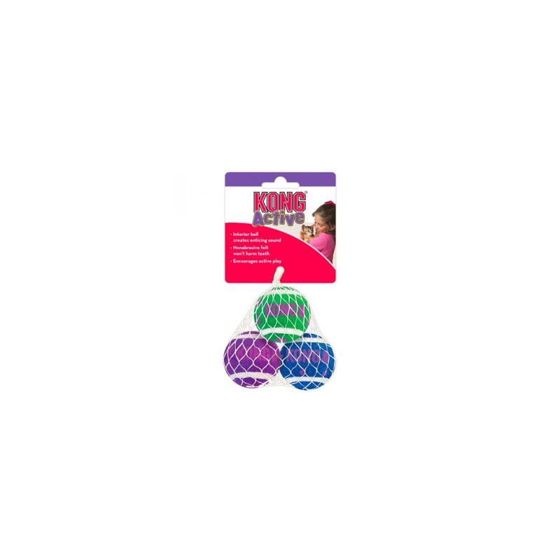 KONG TENNIS BALLS WITH BELLS