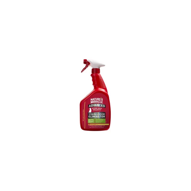 Removedor de manchas y olores avanzado para gato Aroma Limón 946 ml