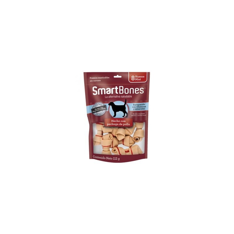 SMART BONES HUESOS POLLO MINI (8 PIEZAS)