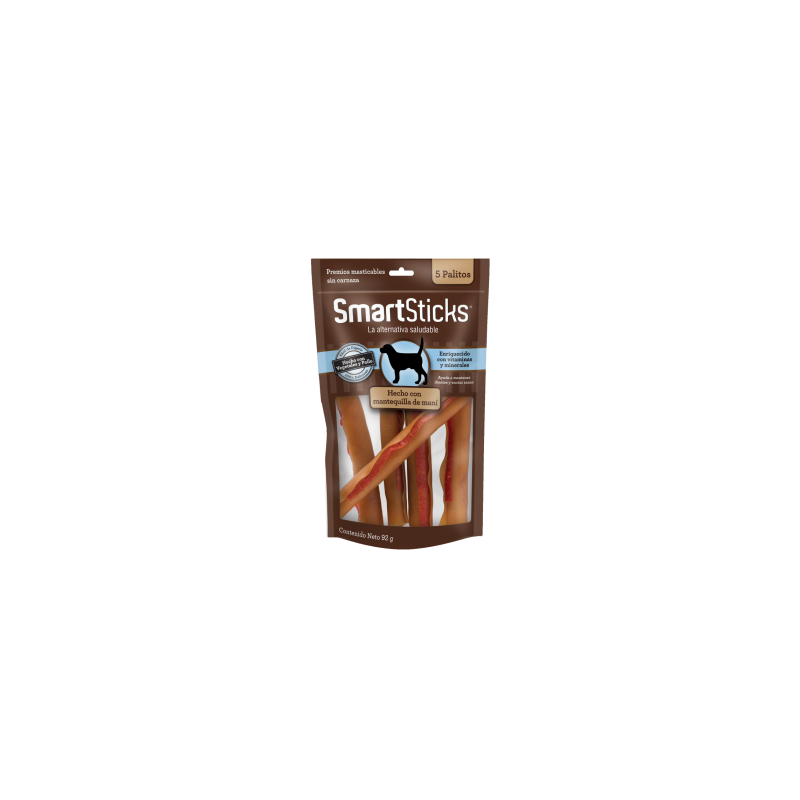 SMARTBONES STICK CACAHUATE 5 PALITOS